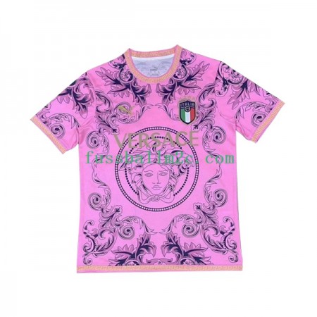 Fußballtrikots Italien Versace Rosa 2023-2024
